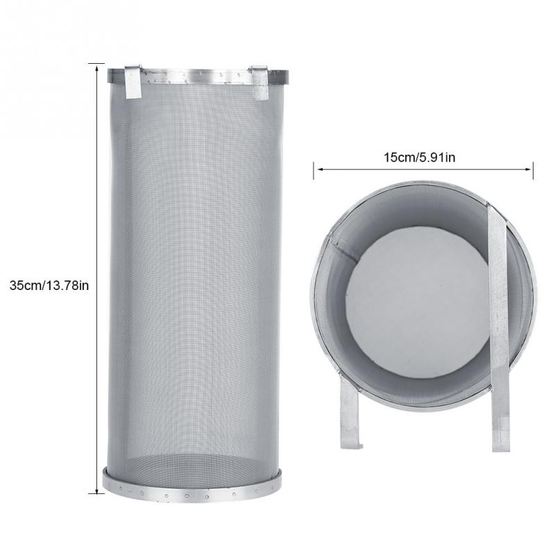 300 Micron Stainless Steel Hop Spider Mesh Beer Filter with Hook for Homemade Brew Home Coffee Dry Hopper Home Brew