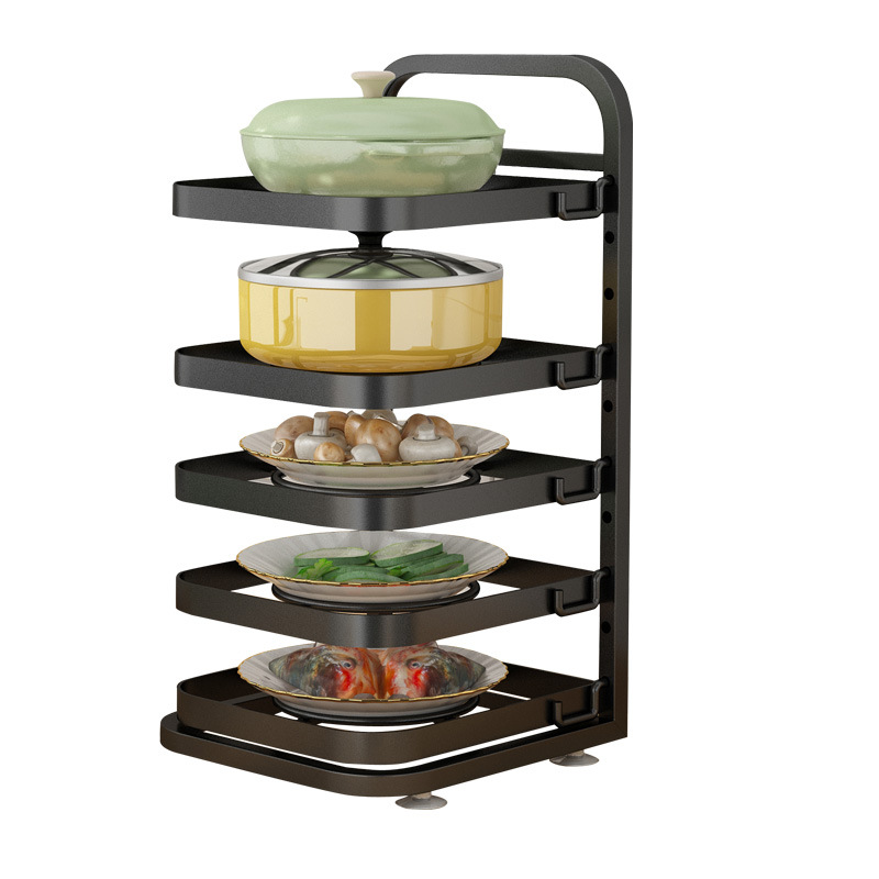 Multi Functional Kitchen Side Dish, Multi-layer Storage Rack, Side Dish, Household Hot Pot Side Dish, Artifact Tray, Storage Rack