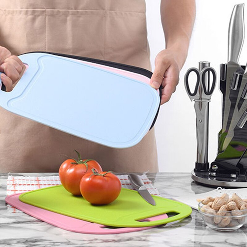 PP Plastic Square Non Slip Chopping Board Cutting Board Cooking Mat Kitchen Gadgets 32*21.5CM