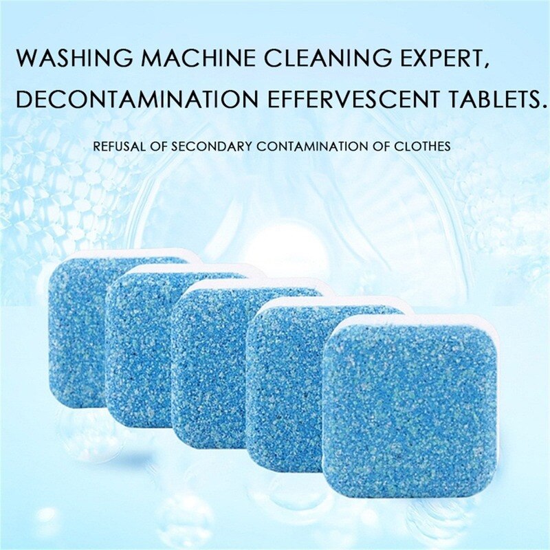 12PCS 1 Set Cleaning Brush Washing Machine Cleaner Descaler Deep Cleaning Remover Deodorant Durable Cleaner Tool